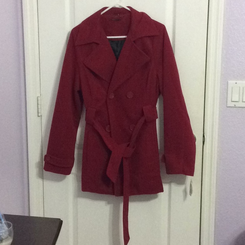 Brand new! Berry trench coat /Jacket